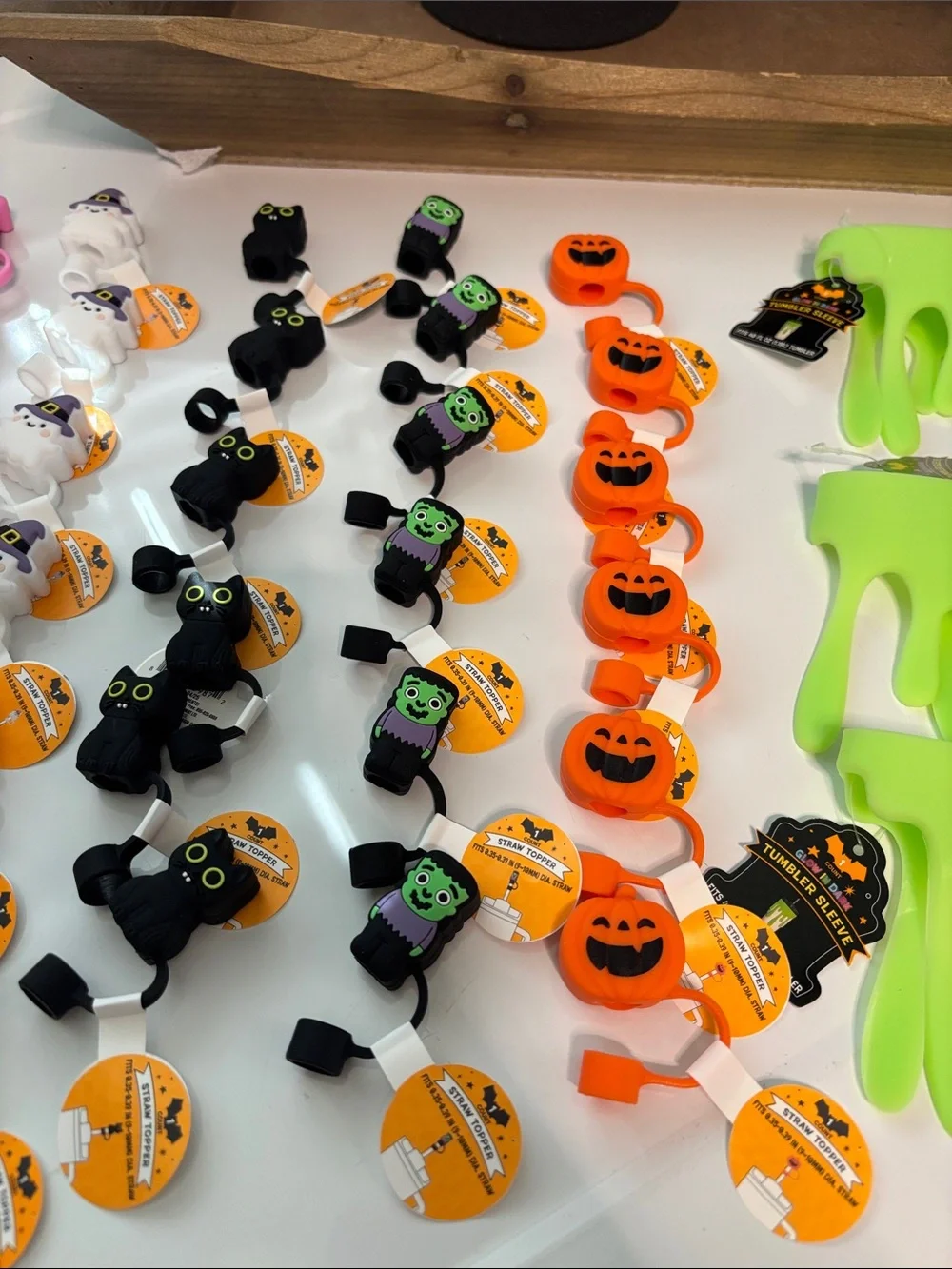 Target Bullseye Playground Straw Toppers & Tumbler Sleeve Slime for Stanley cup